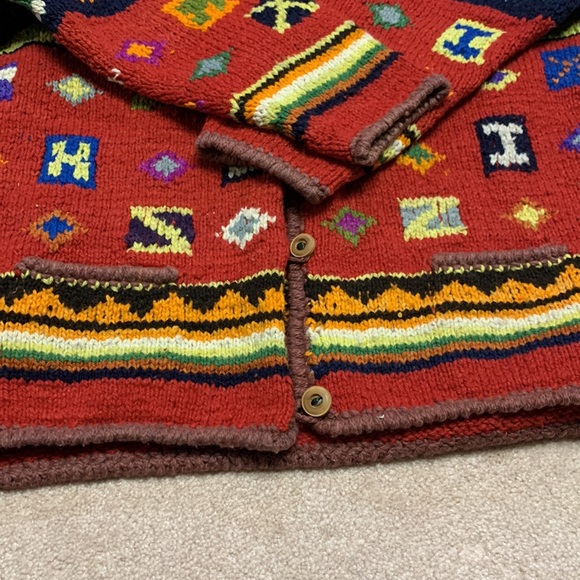 Vintage The Territory Ahead Wool Cardigan Medium - Picture 5 of 7